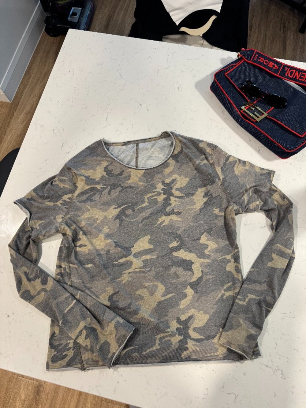 Jaded London Double Layer Mist Long Sleeve Tee